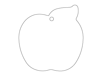 Car air freshener mixed shape customized, dimensions: H: 75.562mm, L: 78.107mm.